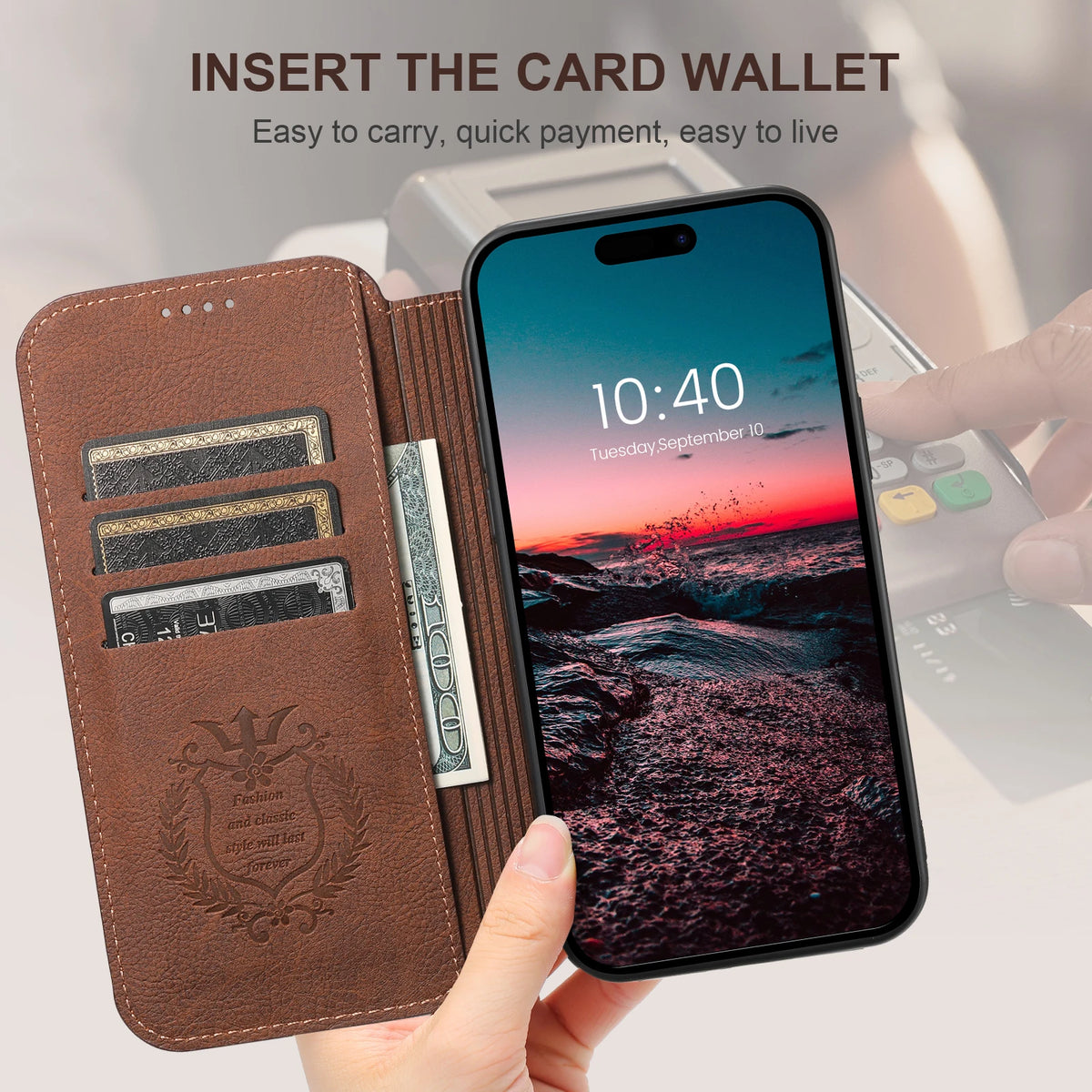 LeatherFlip Wallet