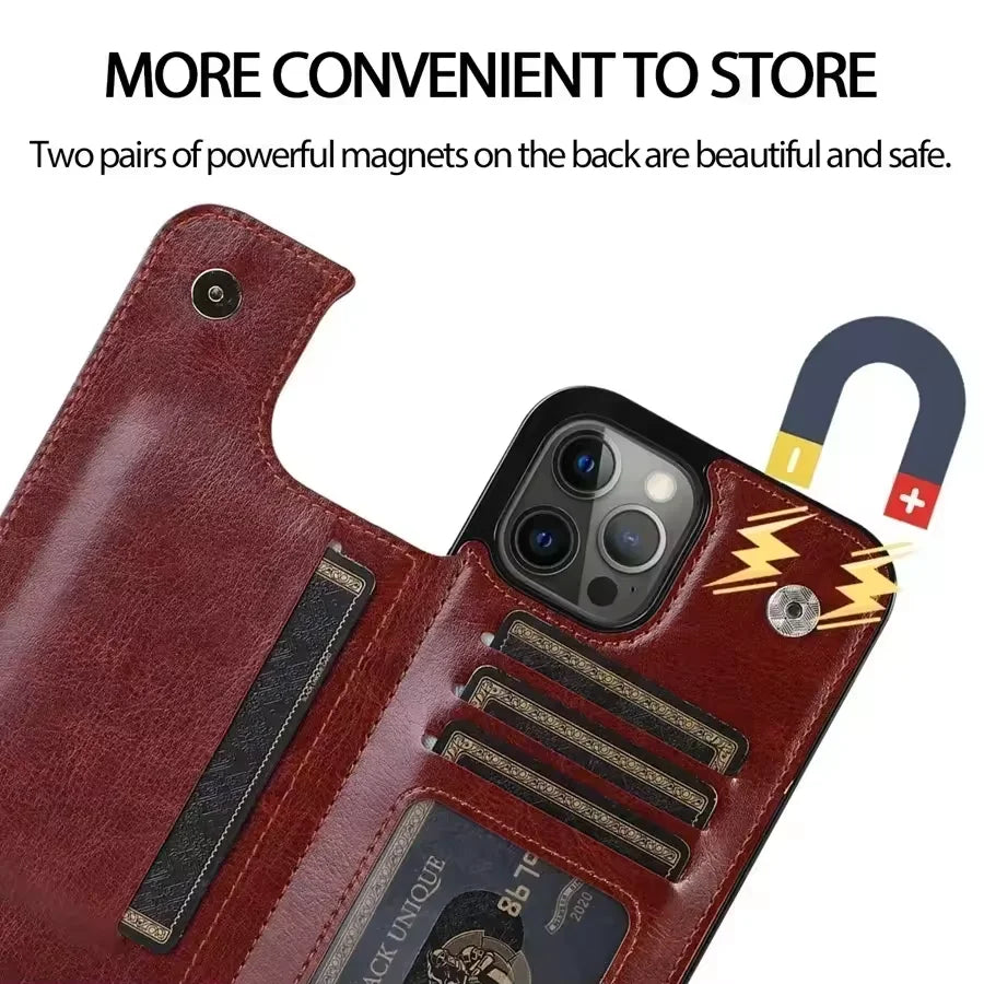 Wallet-Card Slot Leather Case