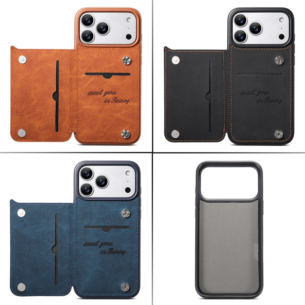 Luxury Leather Wallet Case