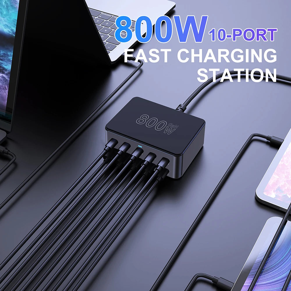 800W GaN Charging Station