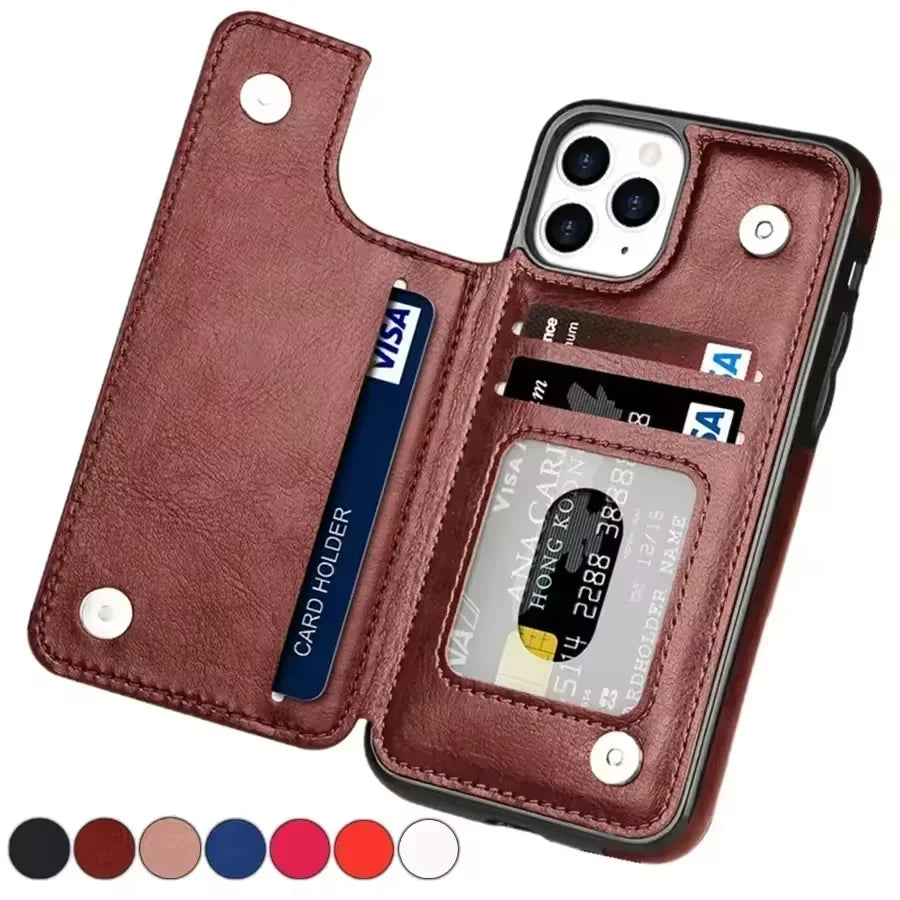 Wallet-Card Slot Leather Case