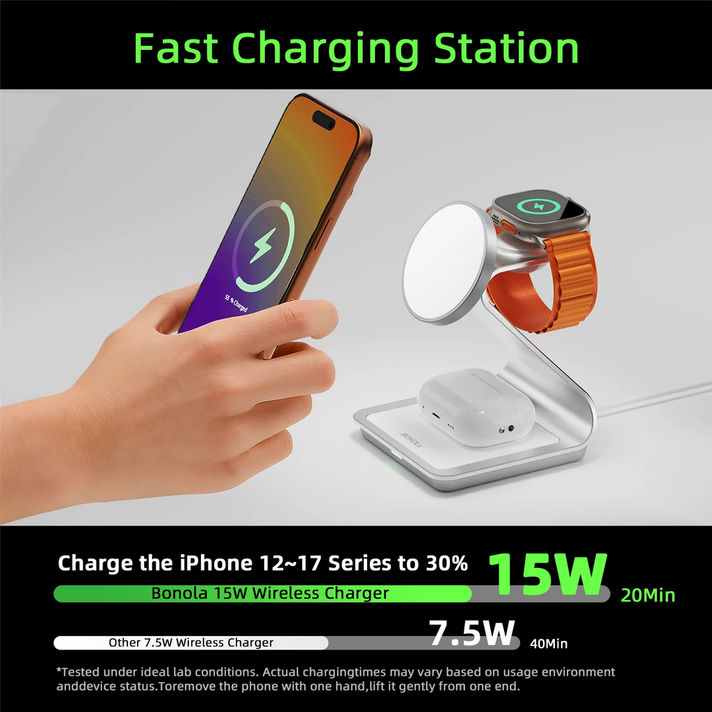 3 in 1 Wireless Charger
