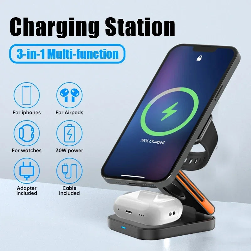 3 in 1 Foldable Charger