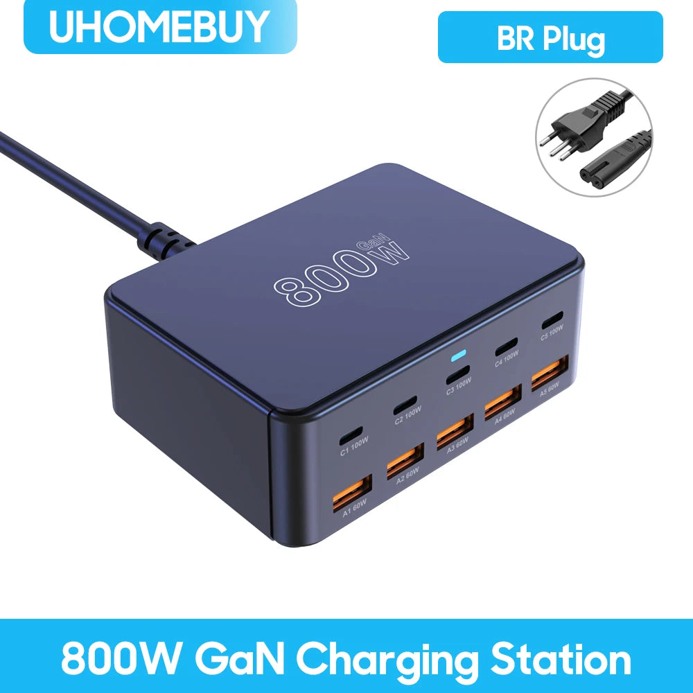 800W GaN Charging Station